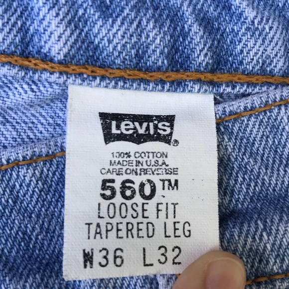 EUC MENS LEVIS STYLE 560 SZ: W 36; L 32 - Picture 8 of 8